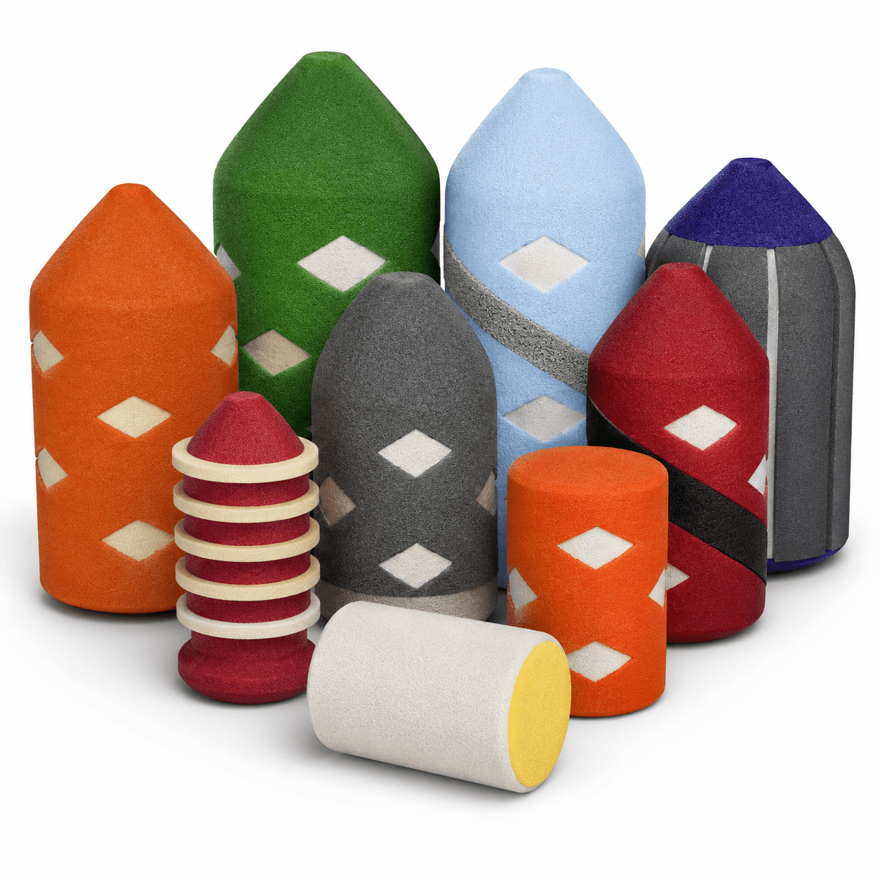 Generated product image of foam pigs