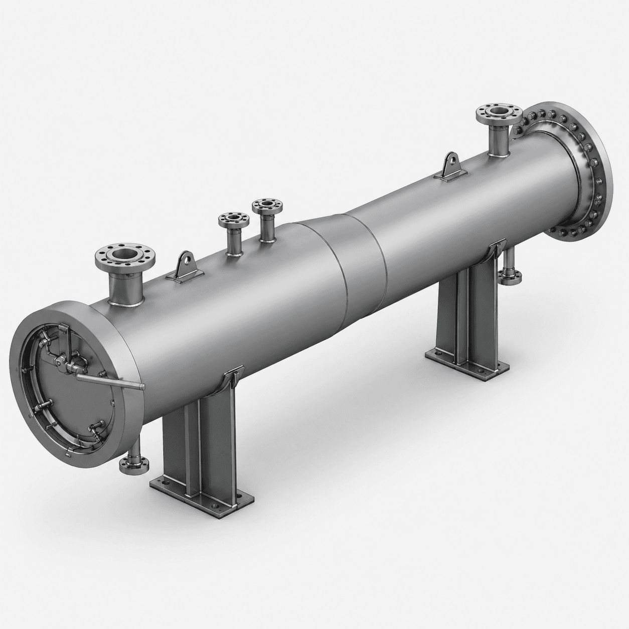 Generated product image of pig traps (launcher & receiver)